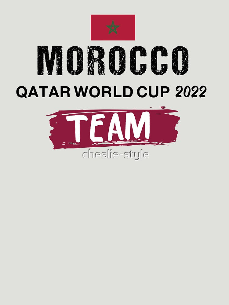 MOROCCO  World Cup Football Soccer fan Qatar 2022 by cheslie-style