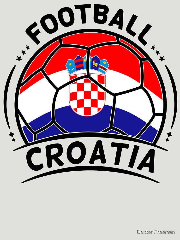 Croatia Football Team Croatia Flag Inside a Soccer Ball for Soccer Fans by Dexter Freeman