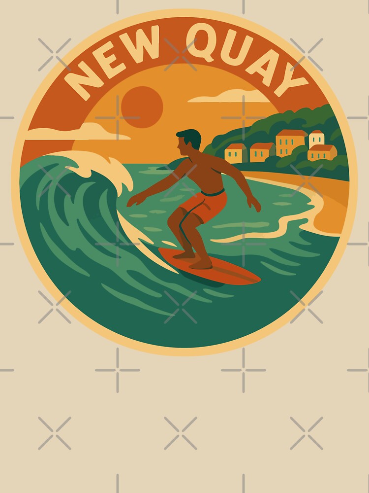 New Quay Travel Souvenir Sticker by rogue-design