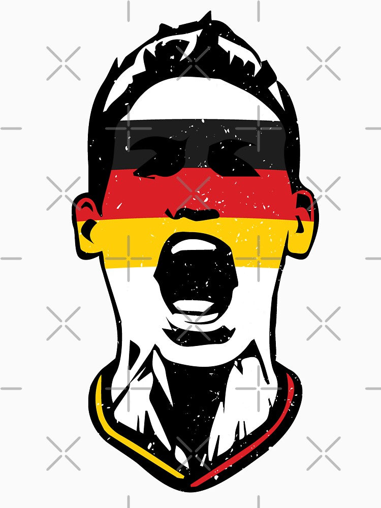 Germany Team 2018 Deutschland Fan Flag Face by screenworks