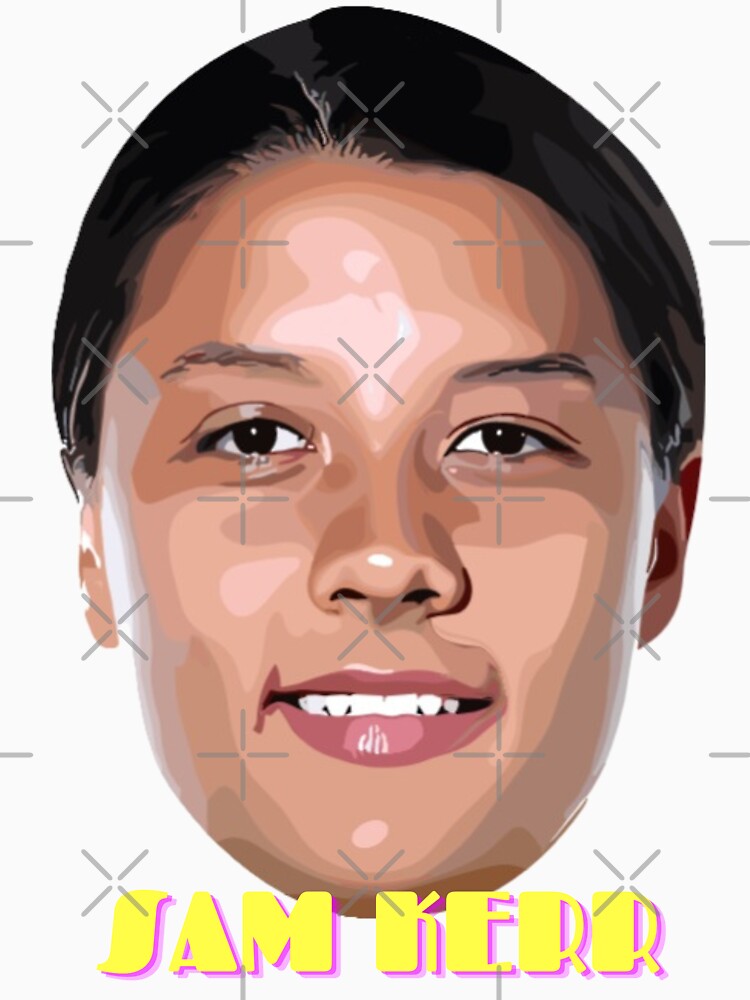Sam Kerr Big Head Chelsea Classicc T-Shirt and Stiker by bartink.co