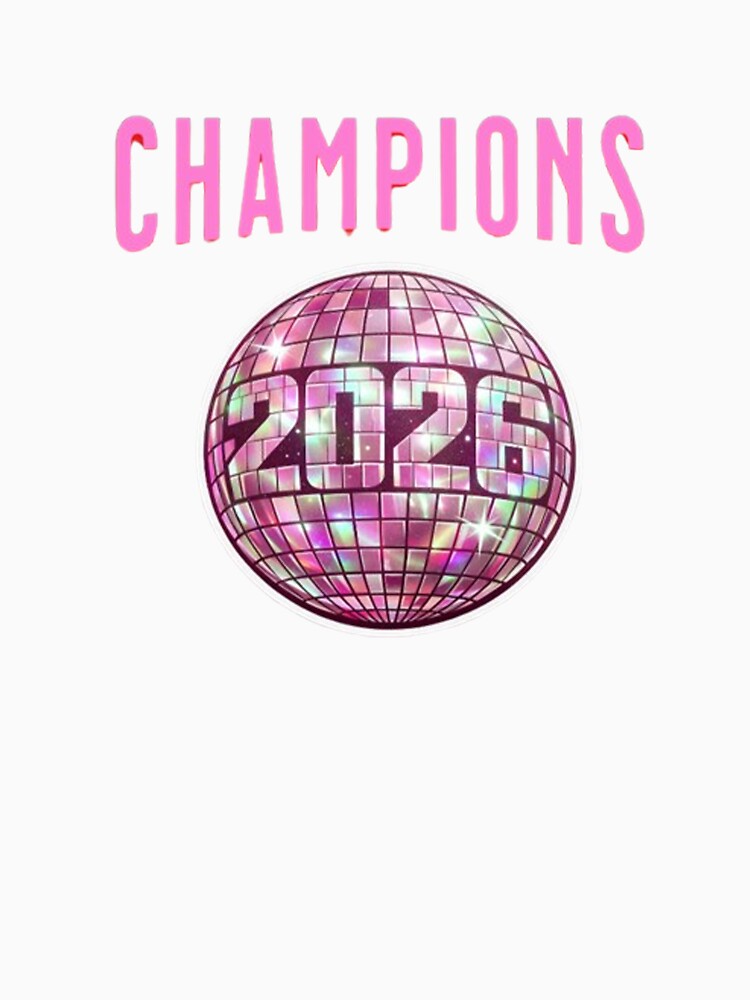 Champions 2026 Football T-Shirt Game Day Soccer Fan Hype Graphic Sticker by Digital Humour ⭐️⭐️⭐️