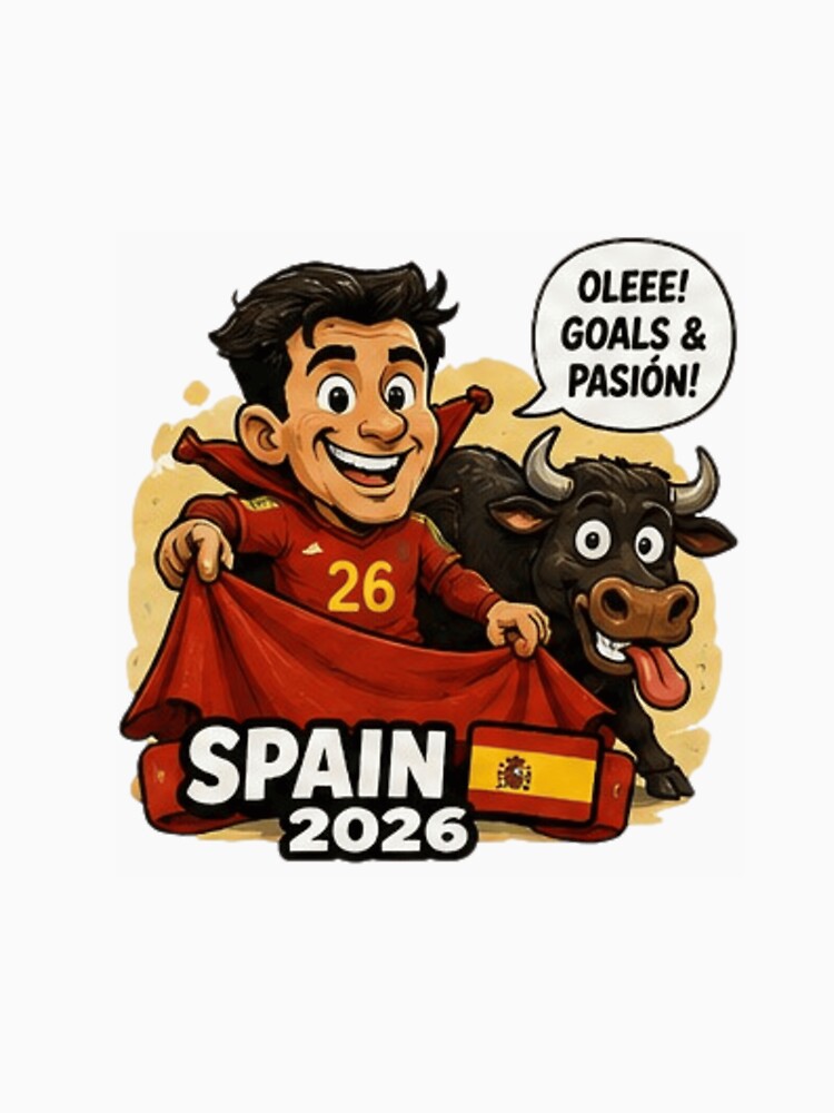 Spain 2026 Soccer Fan Sticker by Pixanova
