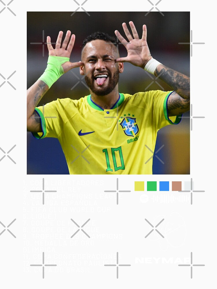 Neymar Brazil 10 by NF Designs Studio DTF