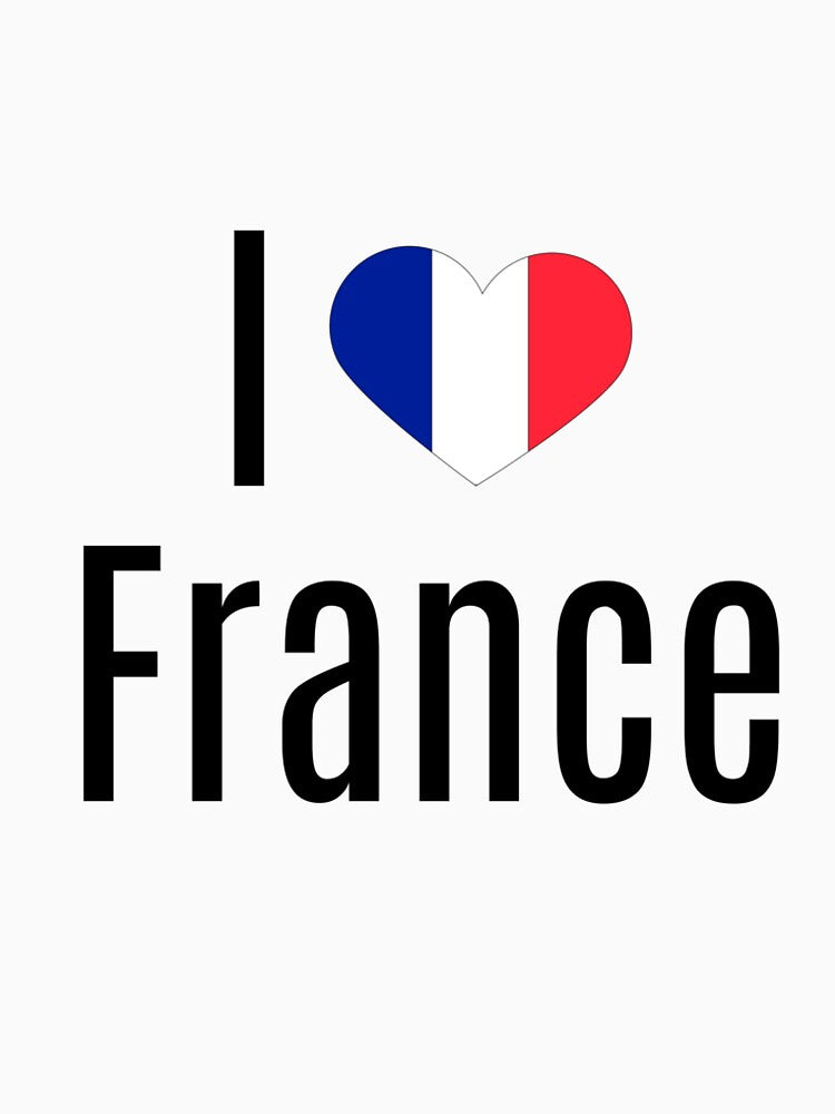 I love France – World Cup 2026 Football Fans Logo by topprinting