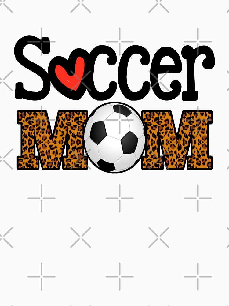 Soccer Mom Leopard Mothers Day Gift by Tema EL