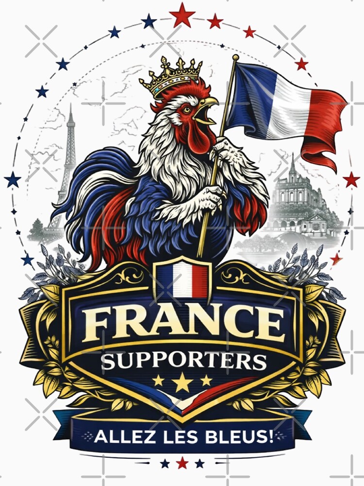 France "ALLEZ LES BLEUS" – Ultimate French Football Supporters | World Cup 2026 Edition 2 by Inner Flame Studio