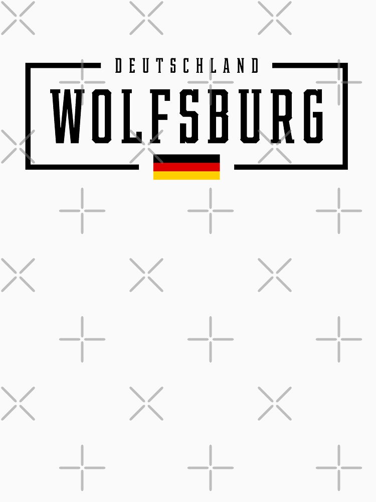 Wolfsburg Deutschland Germany German Flag by creativecaveman