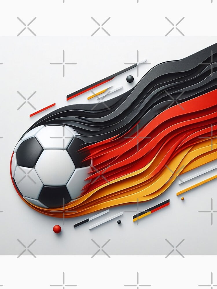 Football in German colour frenzy by Sascha-Heiko