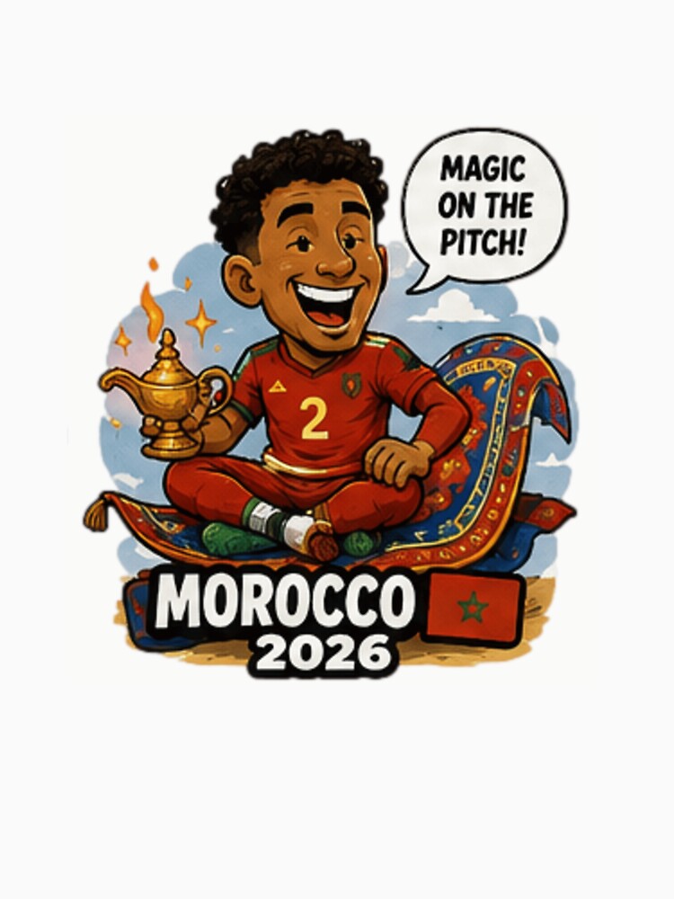 Morocco 2026 Soccer Fan Sticker by Pixanova