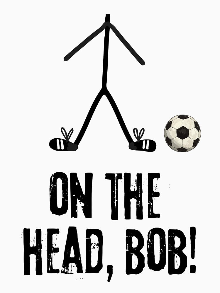 Bob, the Unfinished Stickman' is playing soccer. Well done, Bob! by LagoonandBeans