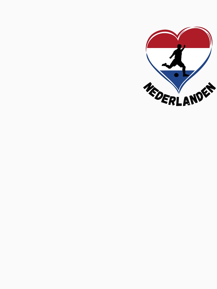 Netherlands Football Championship Europe Love Heart by ShirtWardrobe