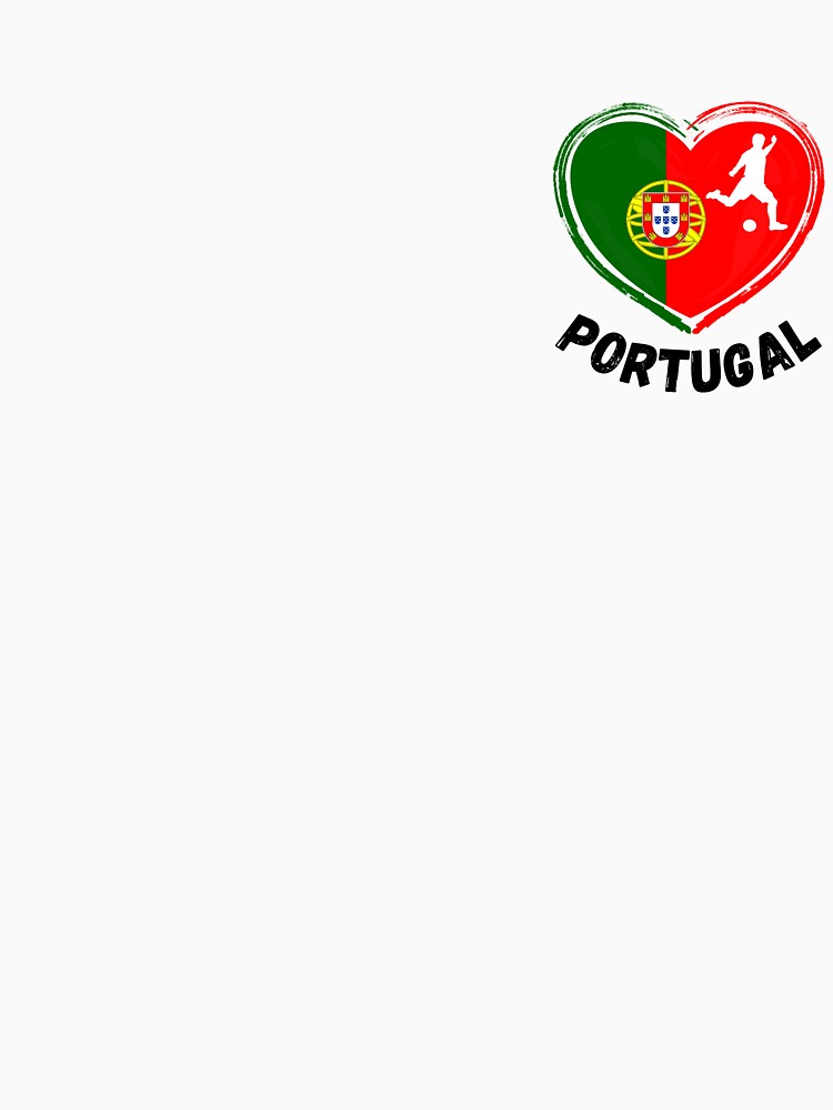 Portugal Football Championship Europe Love Heart by ShirtWardrobe