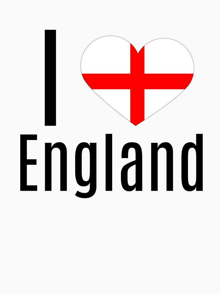 I love England – World Cup 2026 Football Fans Logo by topprinting