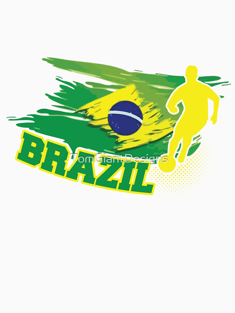 Football Soccer Brazil Flag by TomGiantDesigns