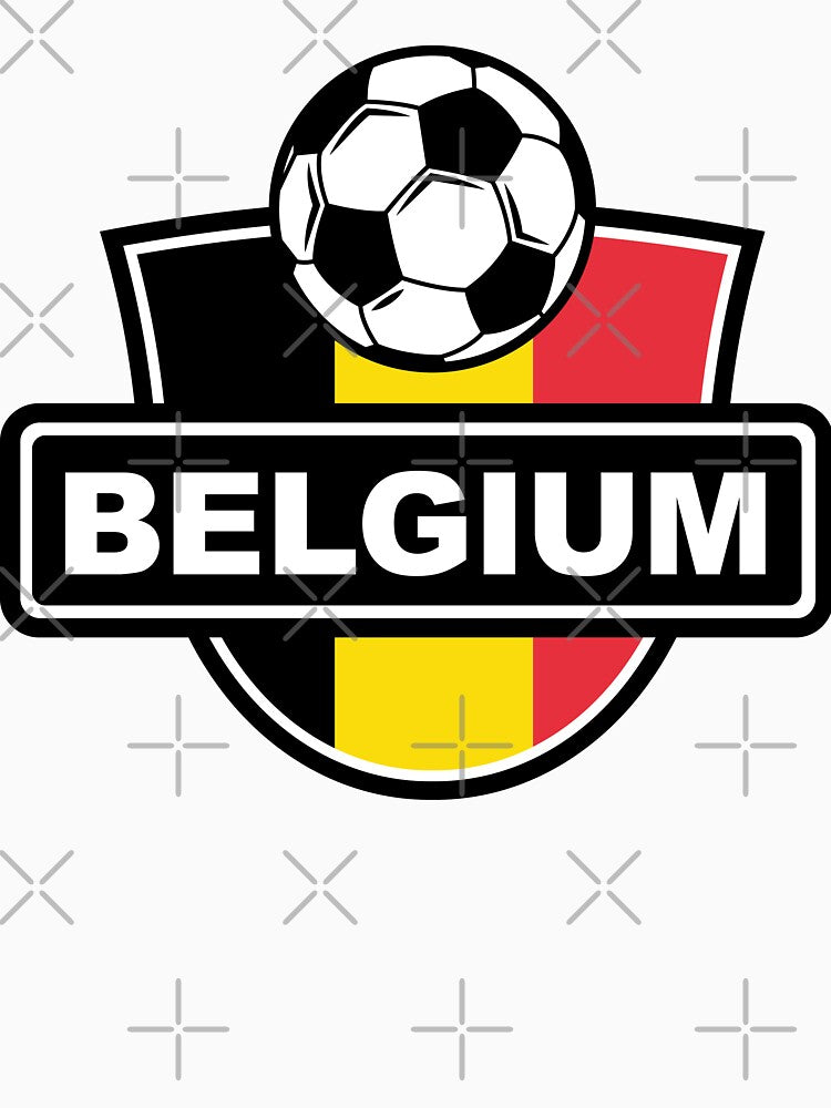 Belgium Sports Shield Soccer Ball by labelia