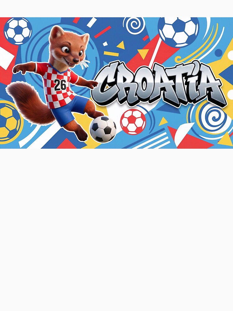 World Cup 2026 Croatia Soccer Team Fan Art by Jesús Iachini
