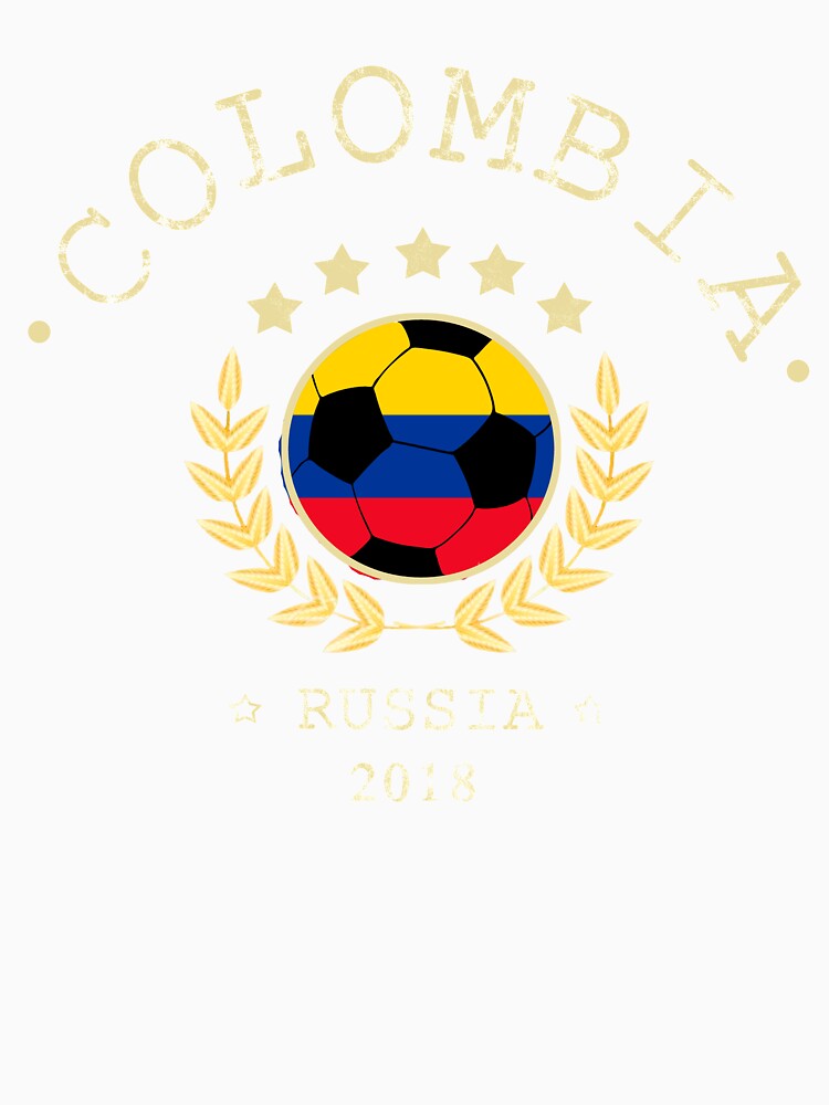 mundial Futbol Colombia Soccer 2018 Football Fan rusia camisa playera, tshirt t-shirt campeon by edinson753