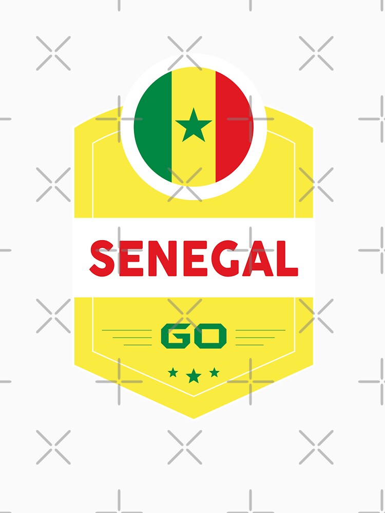 SENEGAL FLAG SHIELD by MarkMotta
