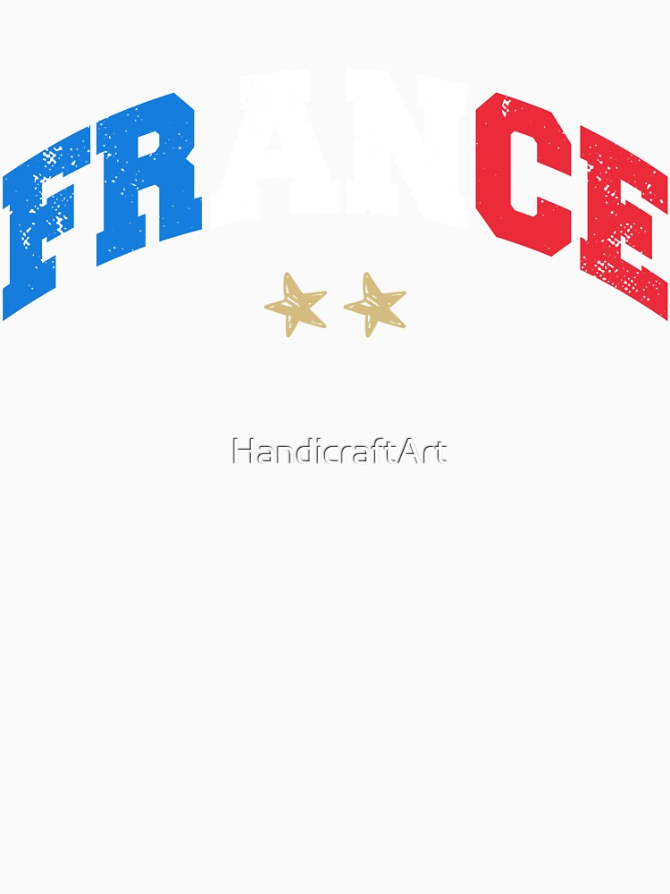 France Soccer Shirt Football Fan French Flag by HandicraftArt