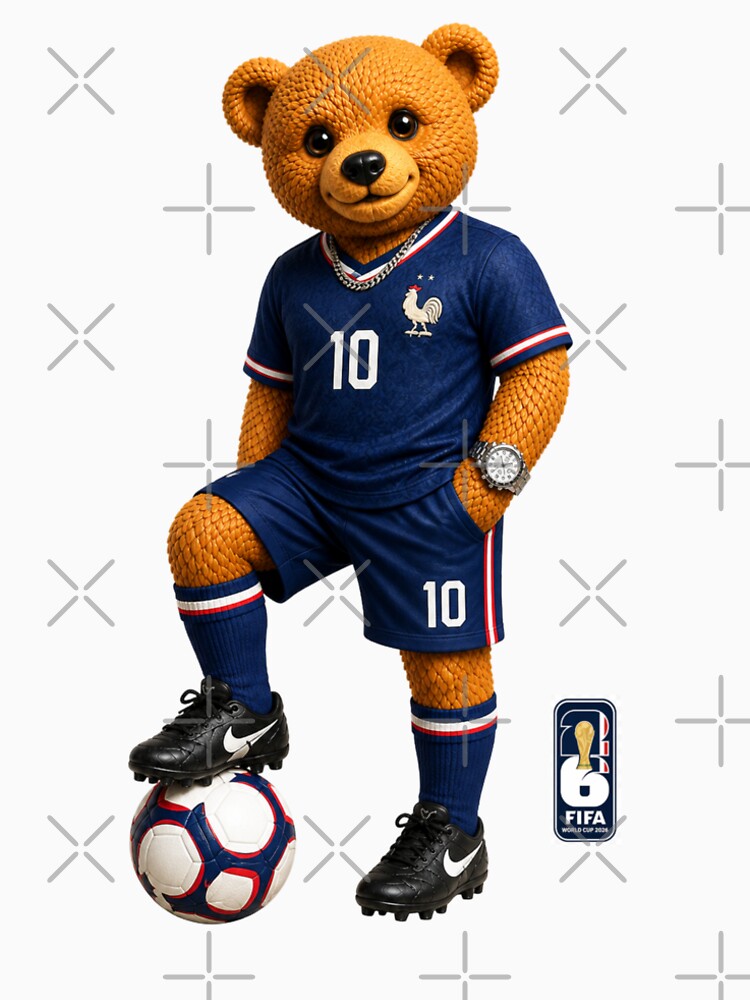 France Soccer Bear World Cup Teddy Bear by Boogie NW