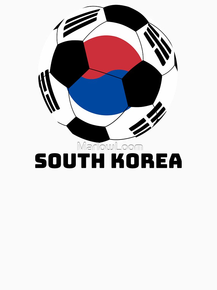 South Korea Soccer South Korea Gift Sport TShirt by MarlowLoom