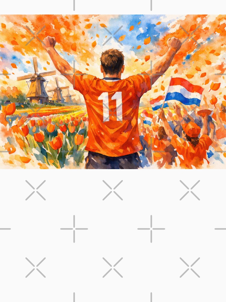 Netherlands Soccer Vibes  Soccer Celebration in Tulip Fields Dutch by BrickByDream