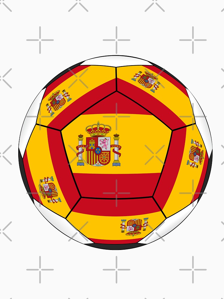Soccer ball with Spanish flag by siloto