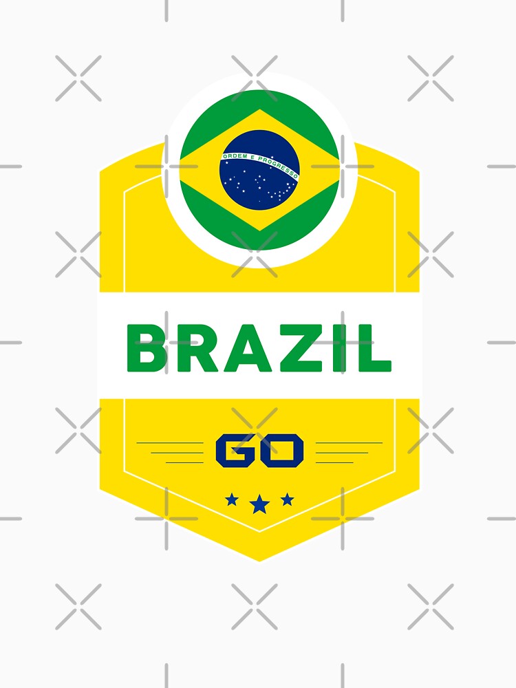 BRAZIL FLAG SHIELD by MarkMotta