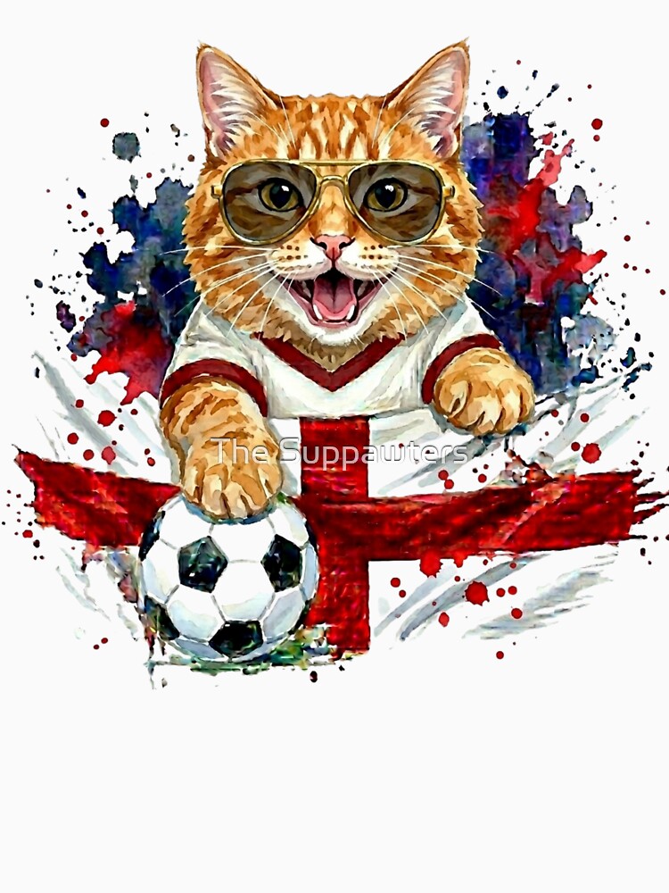 Ginger cat World Cup England Suppawter by The Suppawters