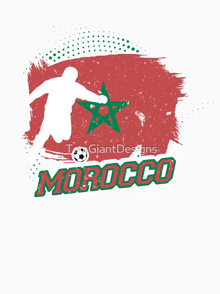 Football Soccer Morocco Flag by TomGiantDesigns