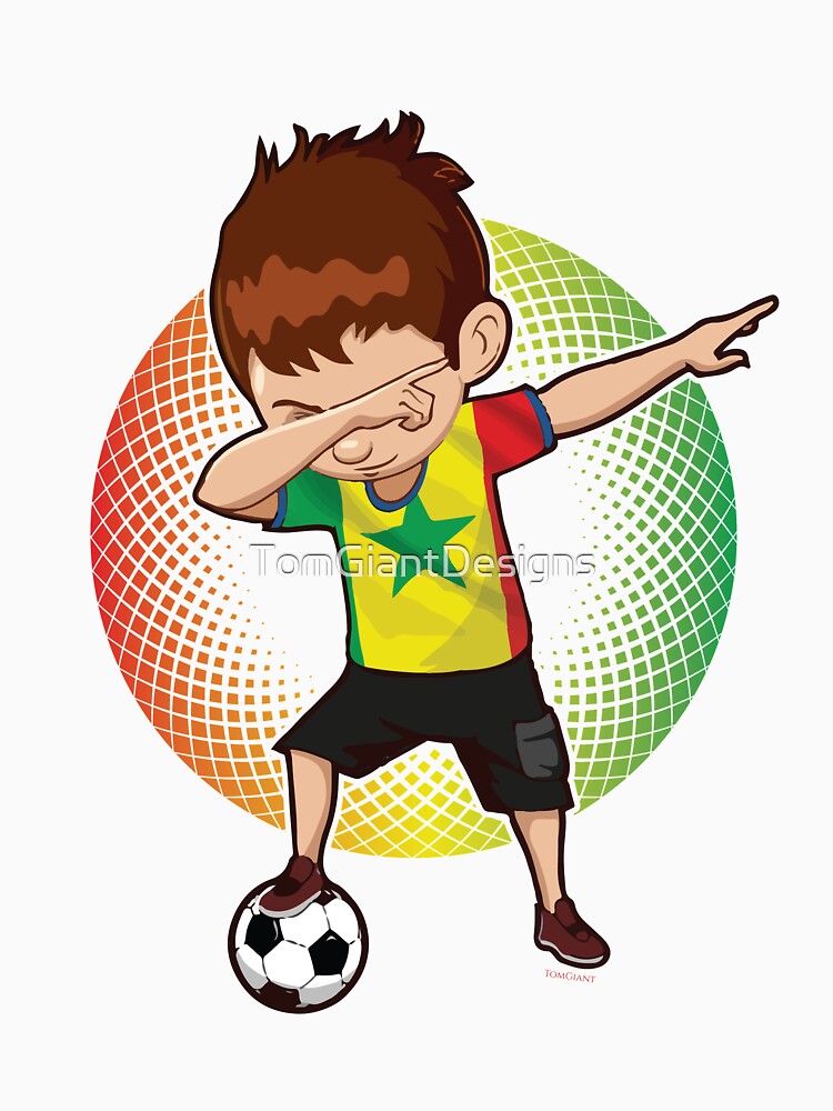 Football Soccer Dab Senegal by TomGiantDesigns
