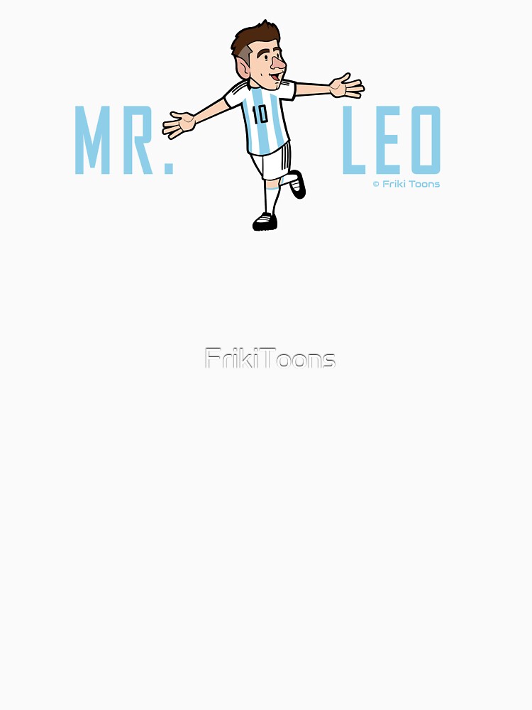 Leo Messi Argentina cartoon by FrikiToons
