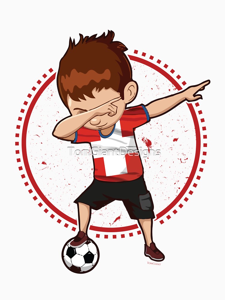 Football Soccer Dab Switzerland by TomGiantDesigns