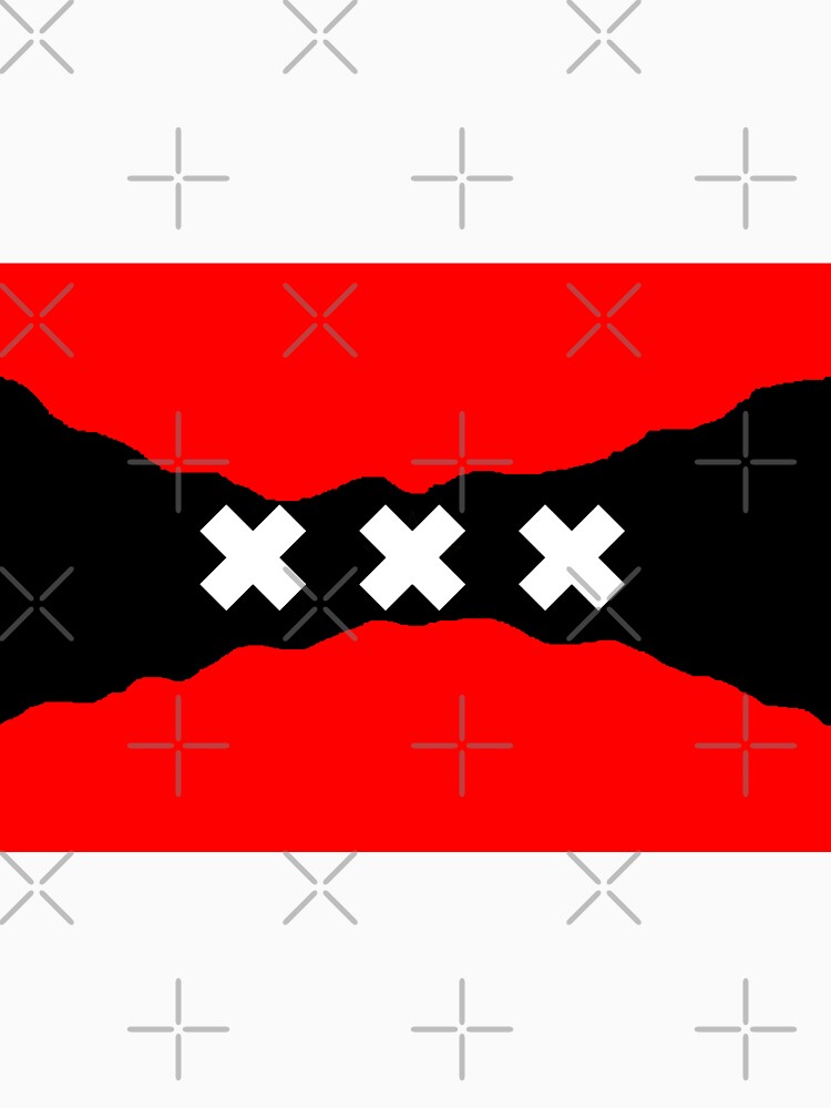 Curving Flag of Amsterdam by Mosef -e