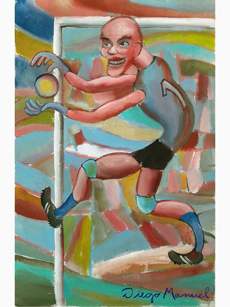 goalkeeper catching 3 by Diego Manuel Rodriguez