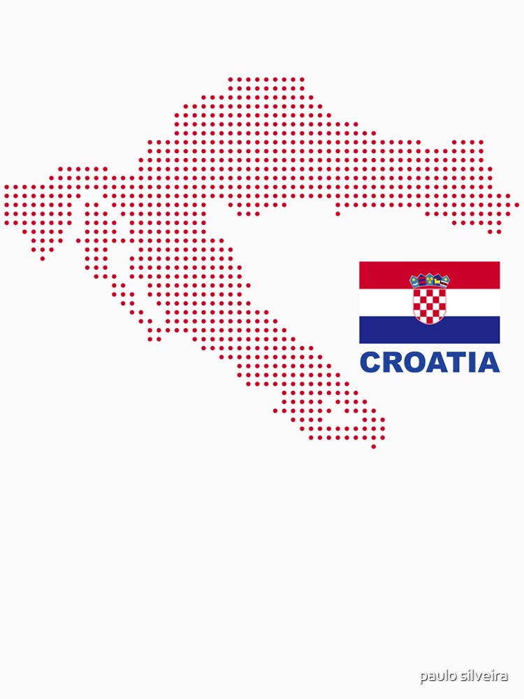 Croatia Map and flag by paulo silveira