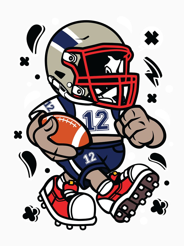 Football - Gridiron greatest quarterback cartoon character - Funny T shirt! A perfect gift for Football fans!! by Nickelparis