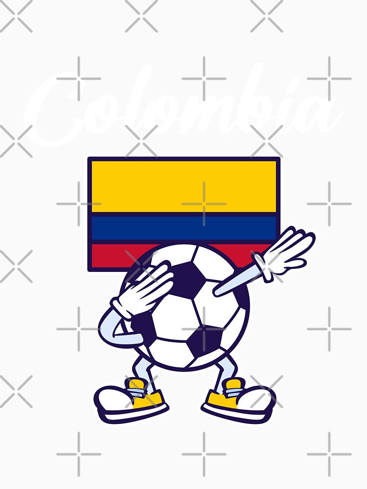 COLOMBIA - Dabbing Football Soccer Ball - COLOMBIA by Darling DeDe