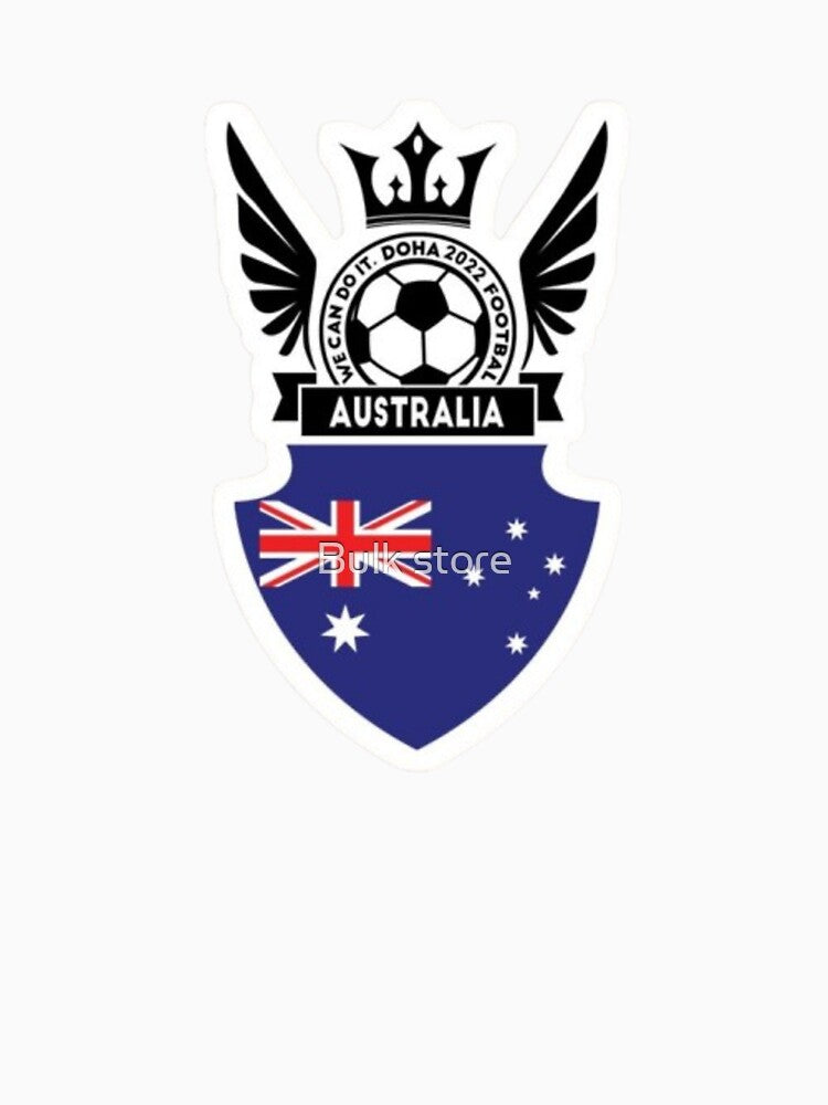 We Can Do It" Australia Football Sticker by Bulk store