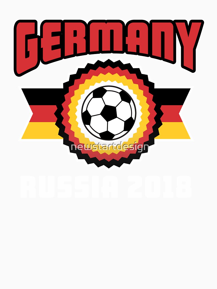 Germany Russia 2018 Soccer Shirt by newstartdesign