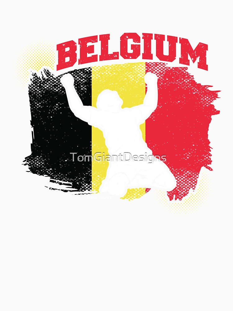 Football Soccer Belgium Flag by TomGiantDesigns
