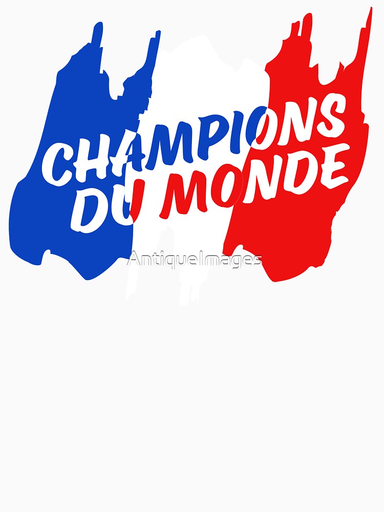 Champions du Monde France Soccer by AntiqueImages