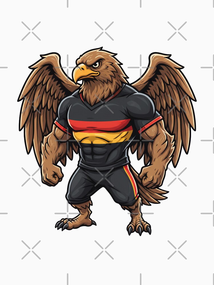 Powerful German Eagle Football Mascot 2026 by ArtByKatti