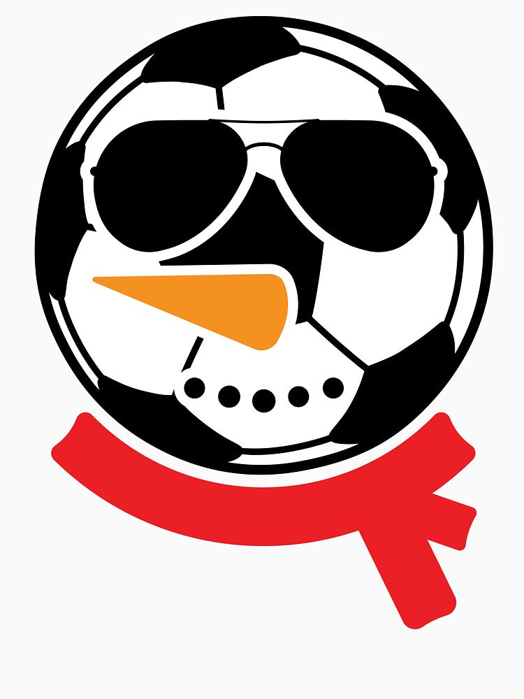 Cool Soccer Snowman Face by Belhbib Art ⭐⭐⭐⭐⭐