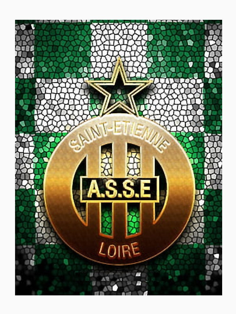 Former logo of AS Saint Etienne gold by traceh-erndon