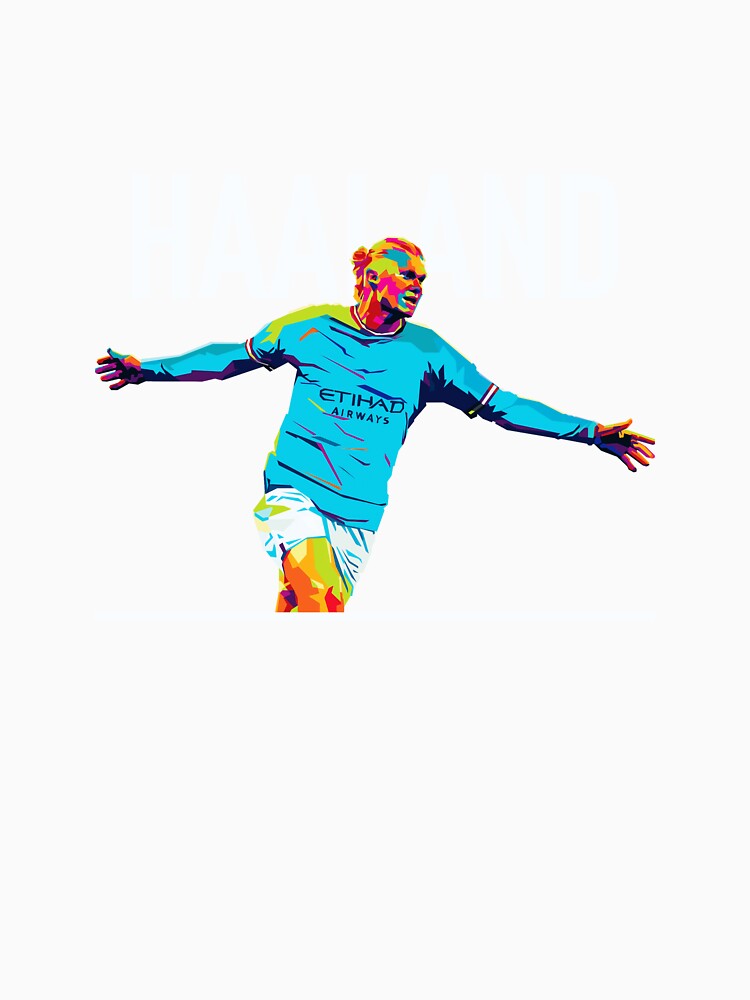 Erling Haaland In Wpap Pop Art by KahnHolliday