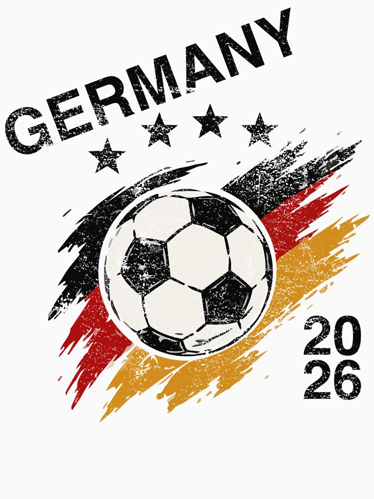 Germany Football Fan Shirt 2026 German Flag Football Supporter Tee World Soccer Tournament Fan Gift by LessIsLoud