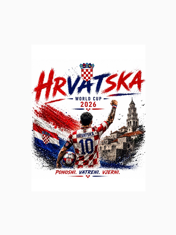 Croatia Football Team World Cup 2026 Design | Hrvatska Soccer Fan Art by allin14fun