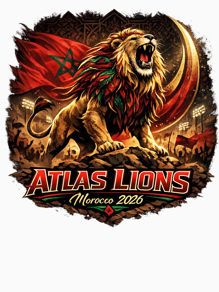 Morocco Football Fan - Atlas Lions by Zenith-Co